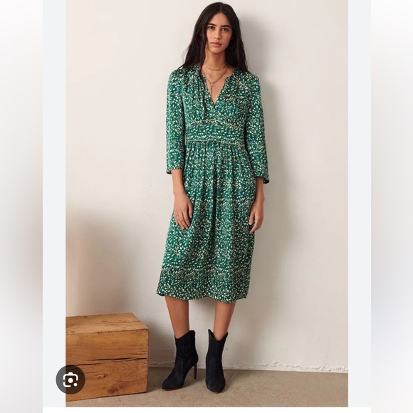 ba&sh Dresses & Skirts - ba&sh Esmee Green Midi Dress- Size 2 or Medium
